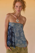 Cleo Mixed Print Tube Top