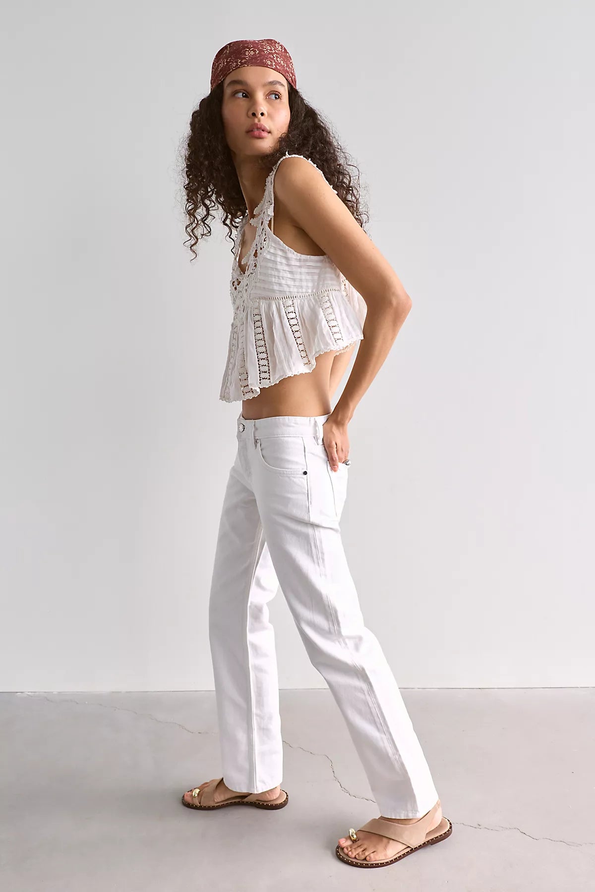 EB Denim Ariel Mid-Rise Wedgie Jeans
