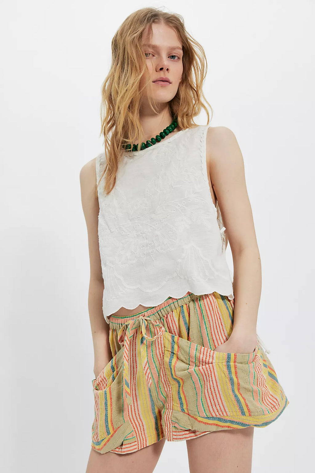 Good Fortune Stripe Shorts