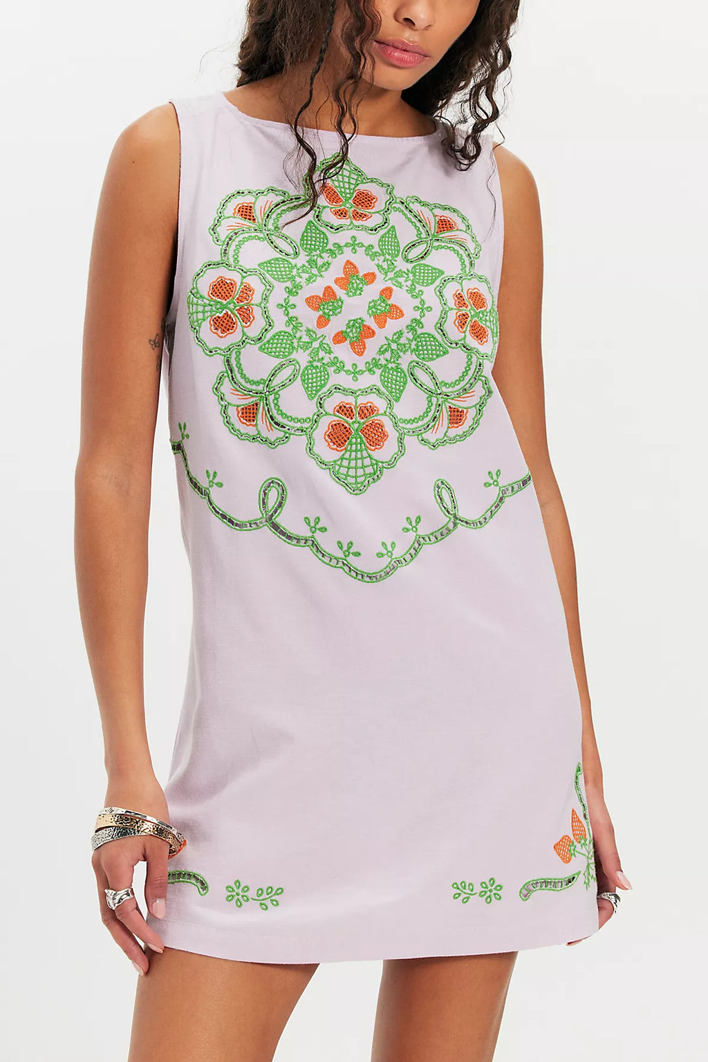 Electric Garden Mini Dress