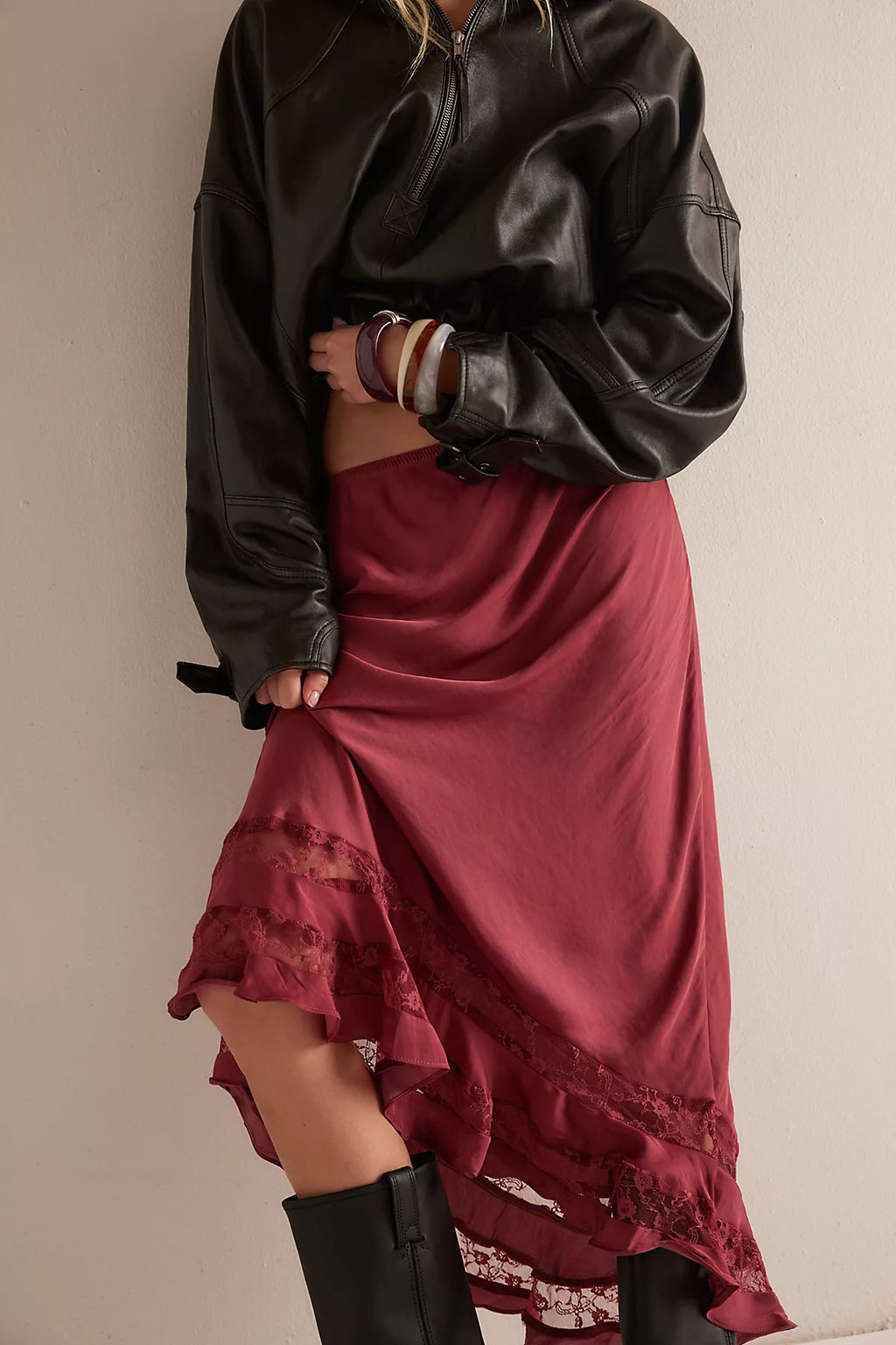 Long Lost Lover Maxi Slip Skirt