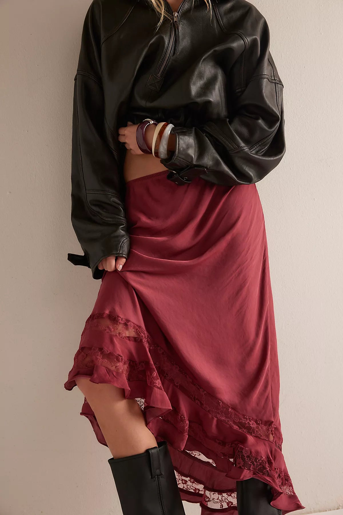 Long Lost Lover Maxi Slip Skirt