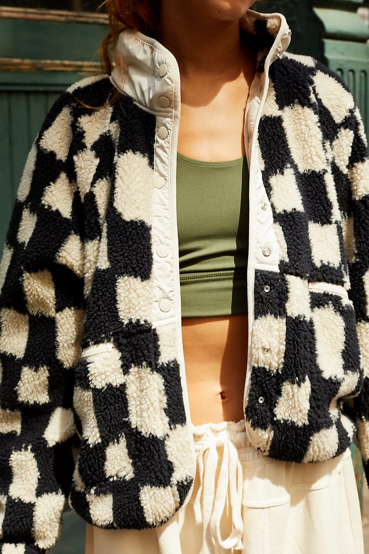 Hit The Slopes Printed Fleece Jacket