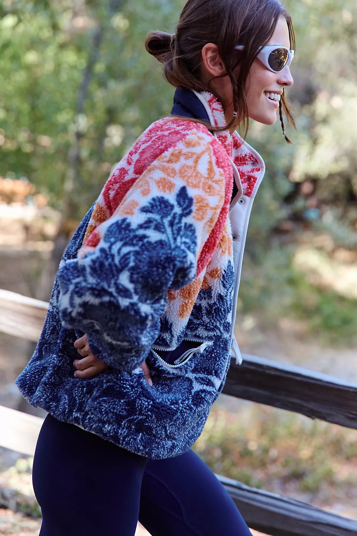 Hit The Slopes Printed Fleece Jacket