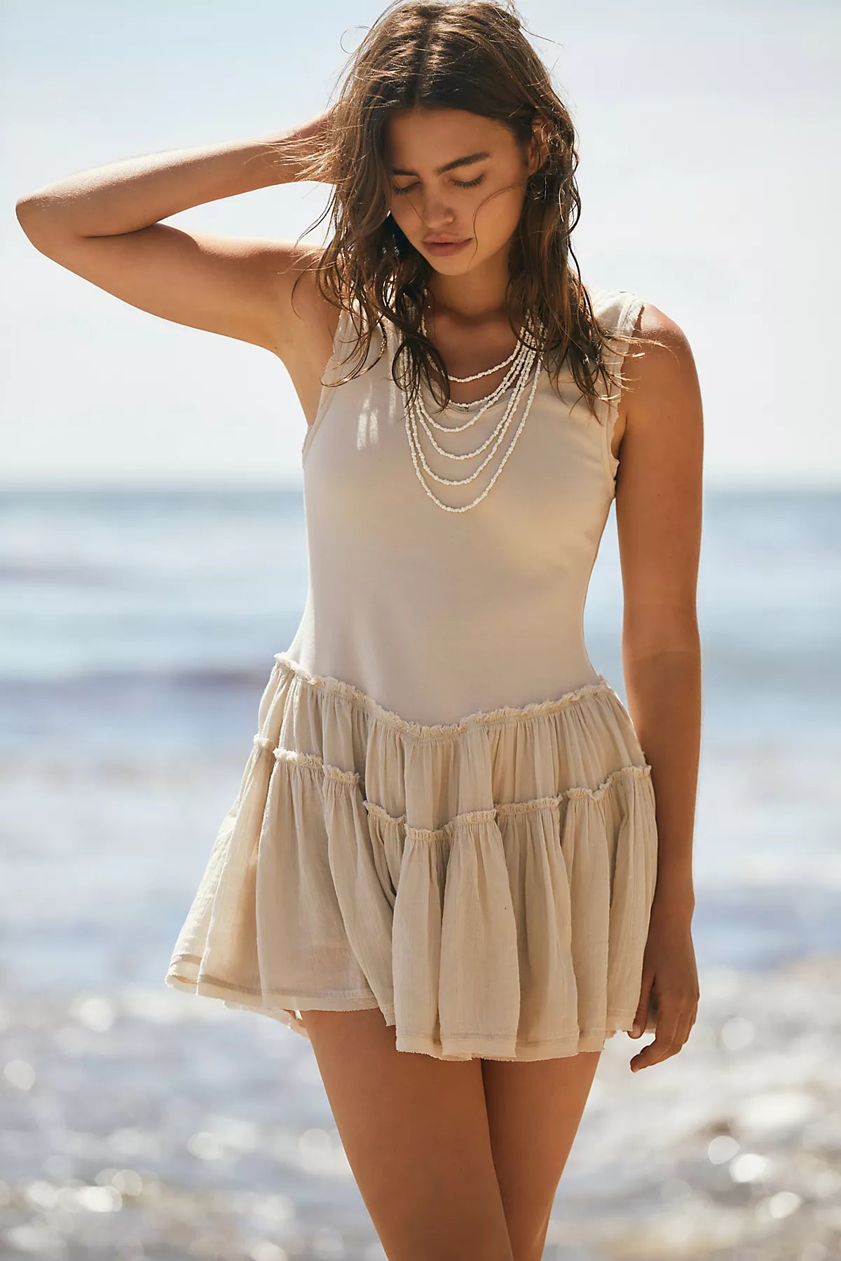 Izi Drop-Waist Mini Dress