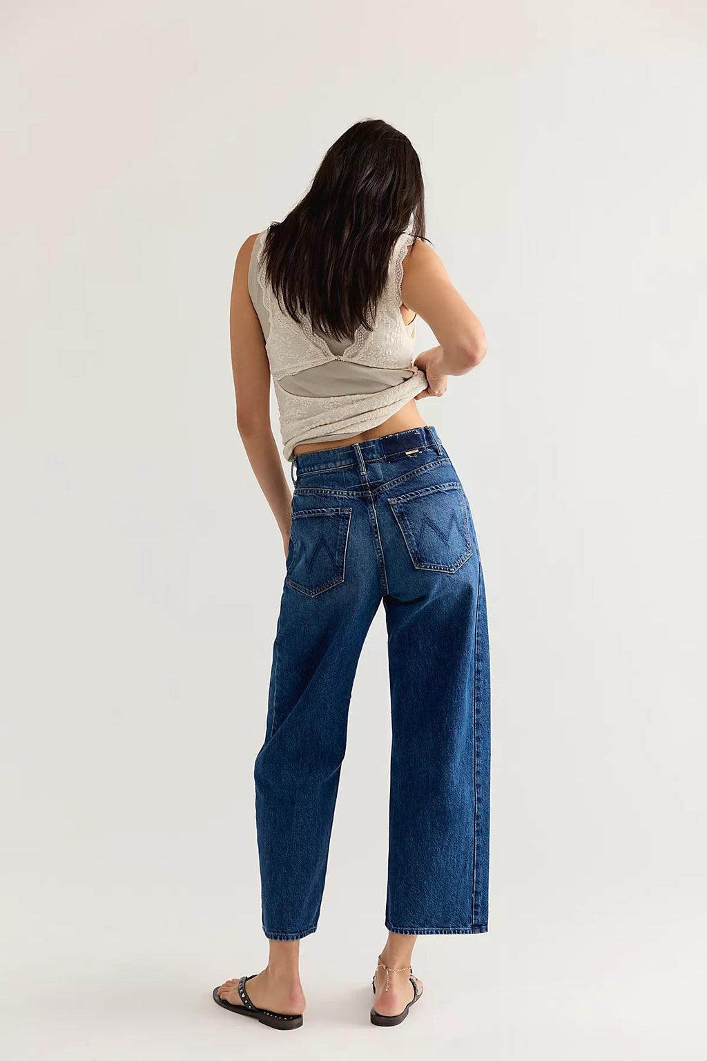 MOTHER The Half-Pipe Sneak Ankle Jeans