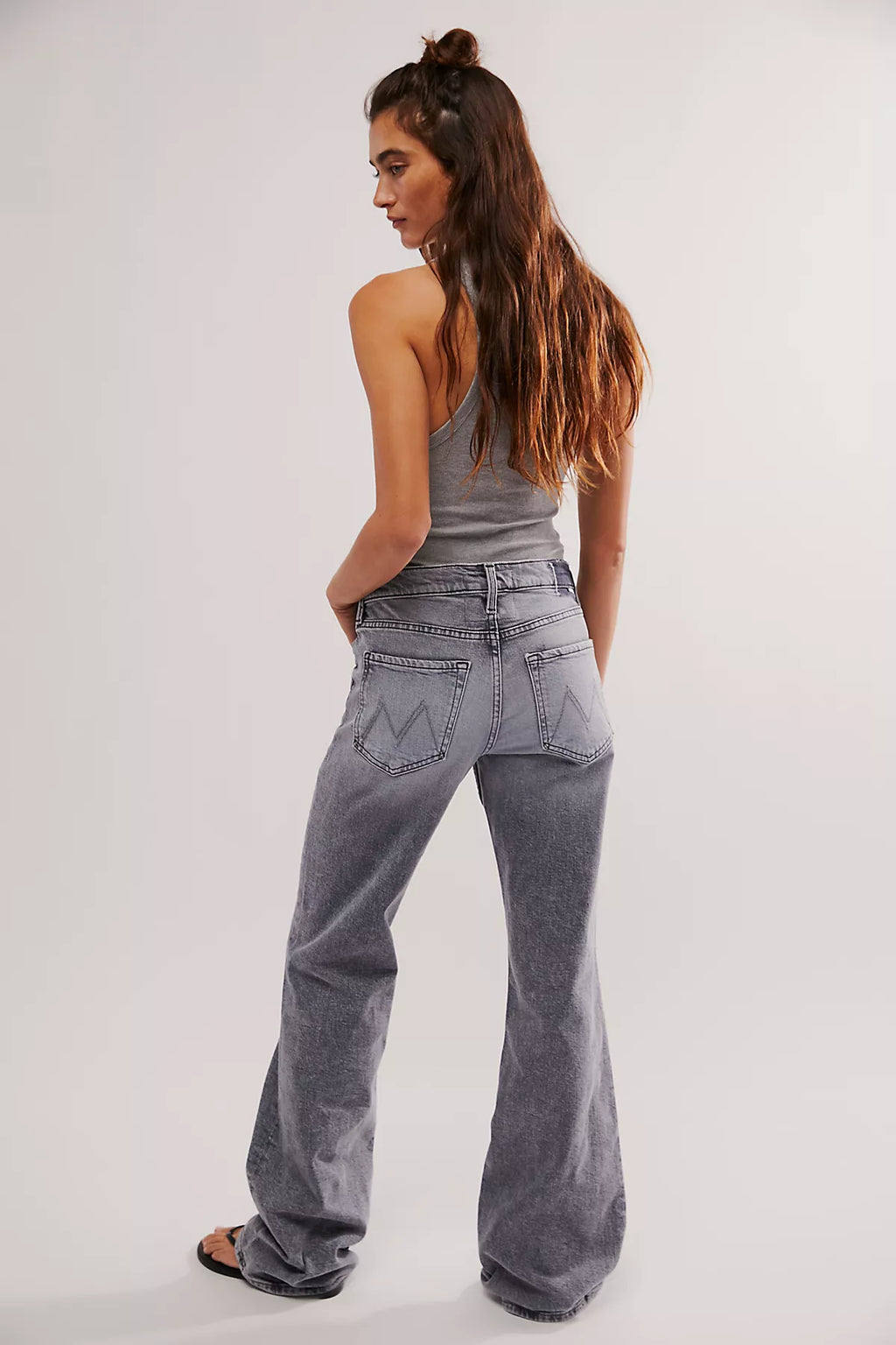 MOTHER The Bookie Heel Jeans