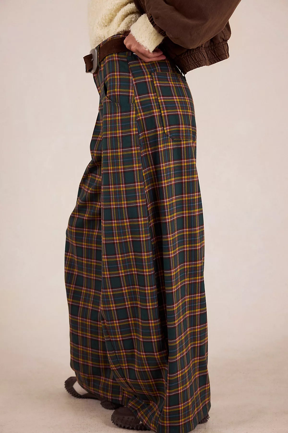 About It Baggy Wide-Leg Trousers
