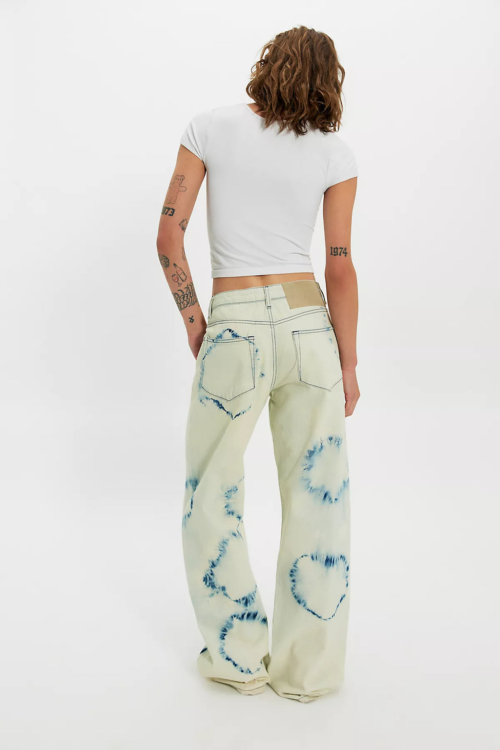 OneTeaspoon Revival Tie-Dye Low-Rise Jeans