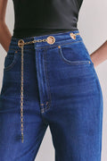 MOTHER The Off The Chain High-Waisted Tunnel Vision Sneak Jeans