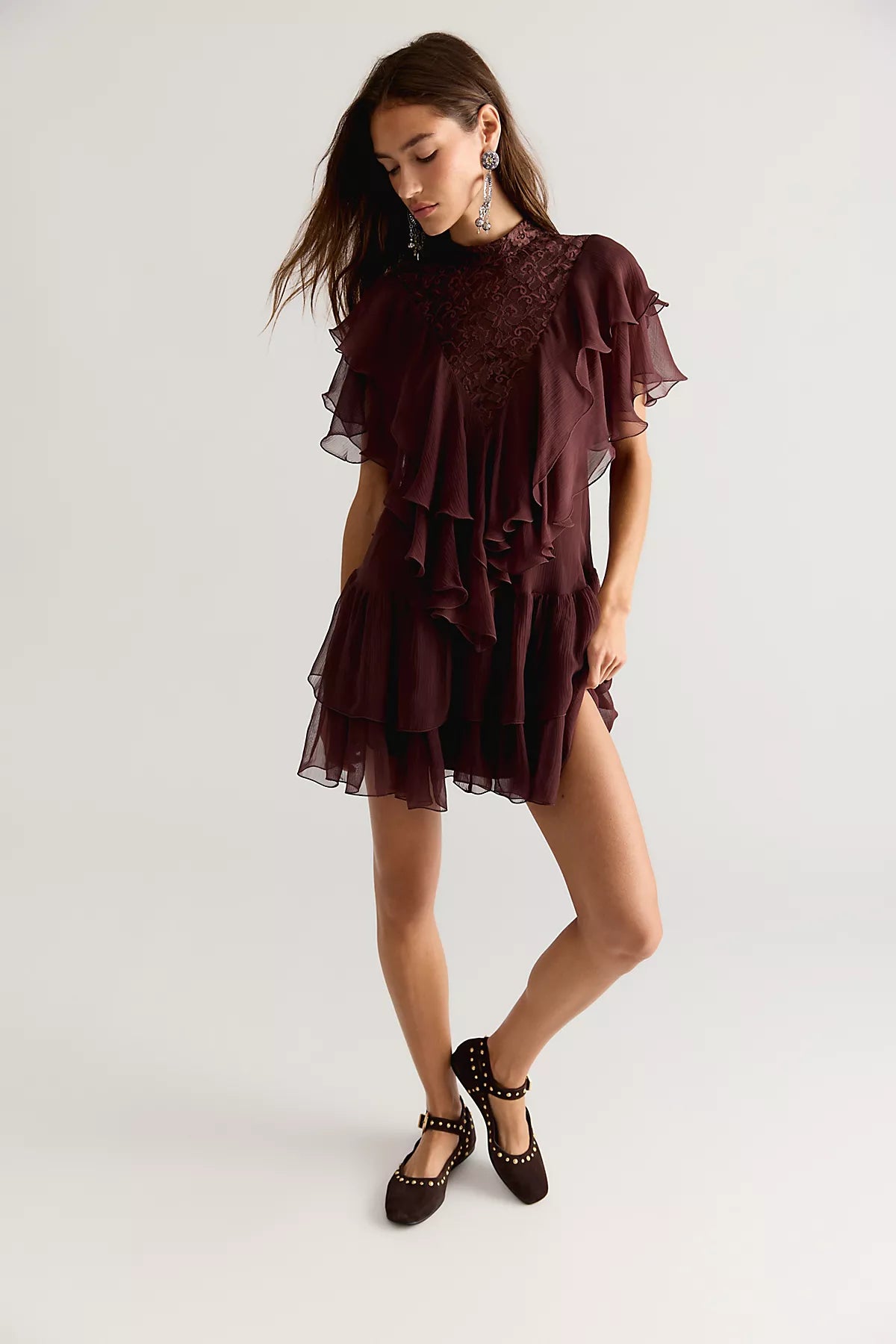 Nigel Preston Ana Lace Mini Dress