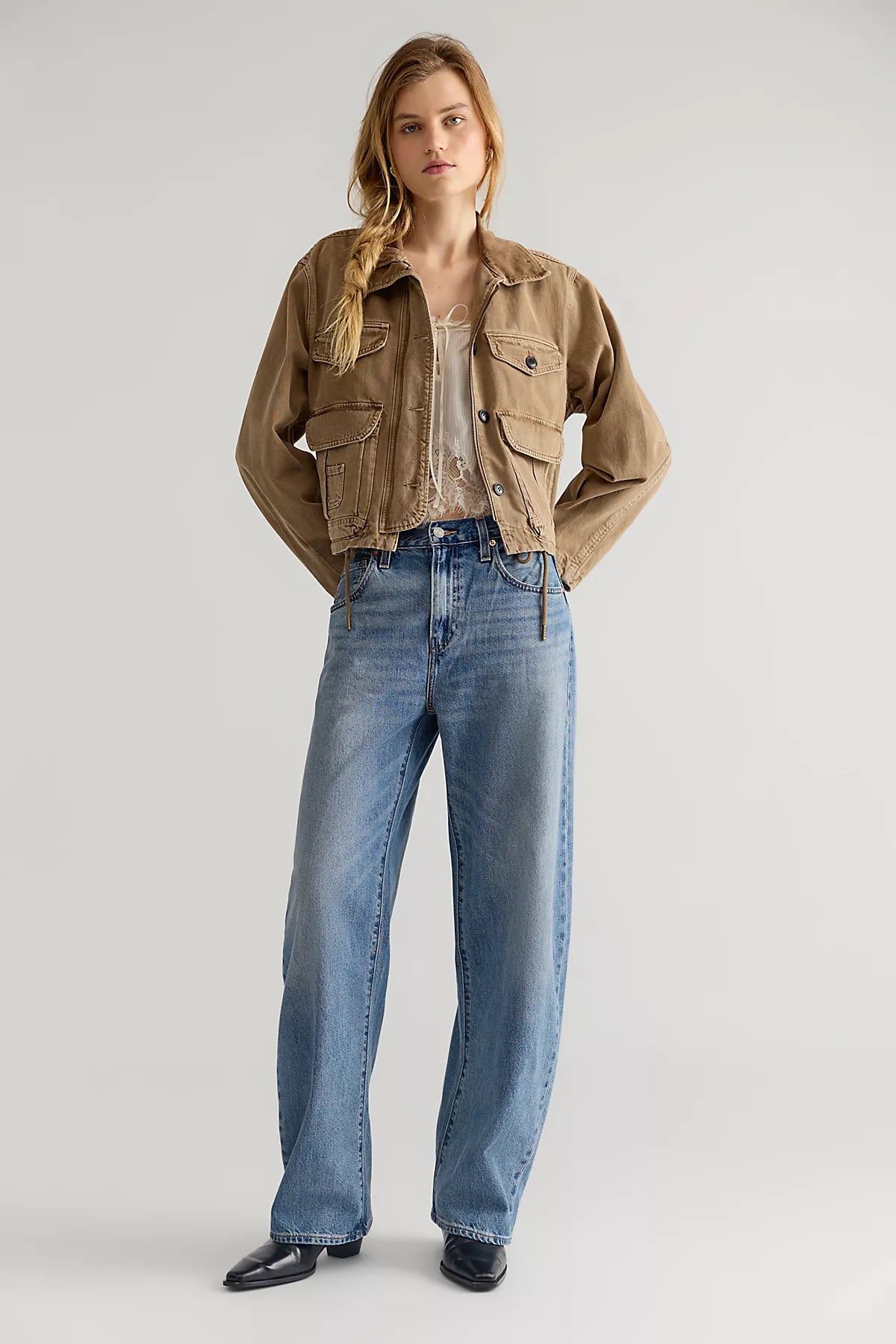 Levi's Blue Tab Drop Barrel Jeans