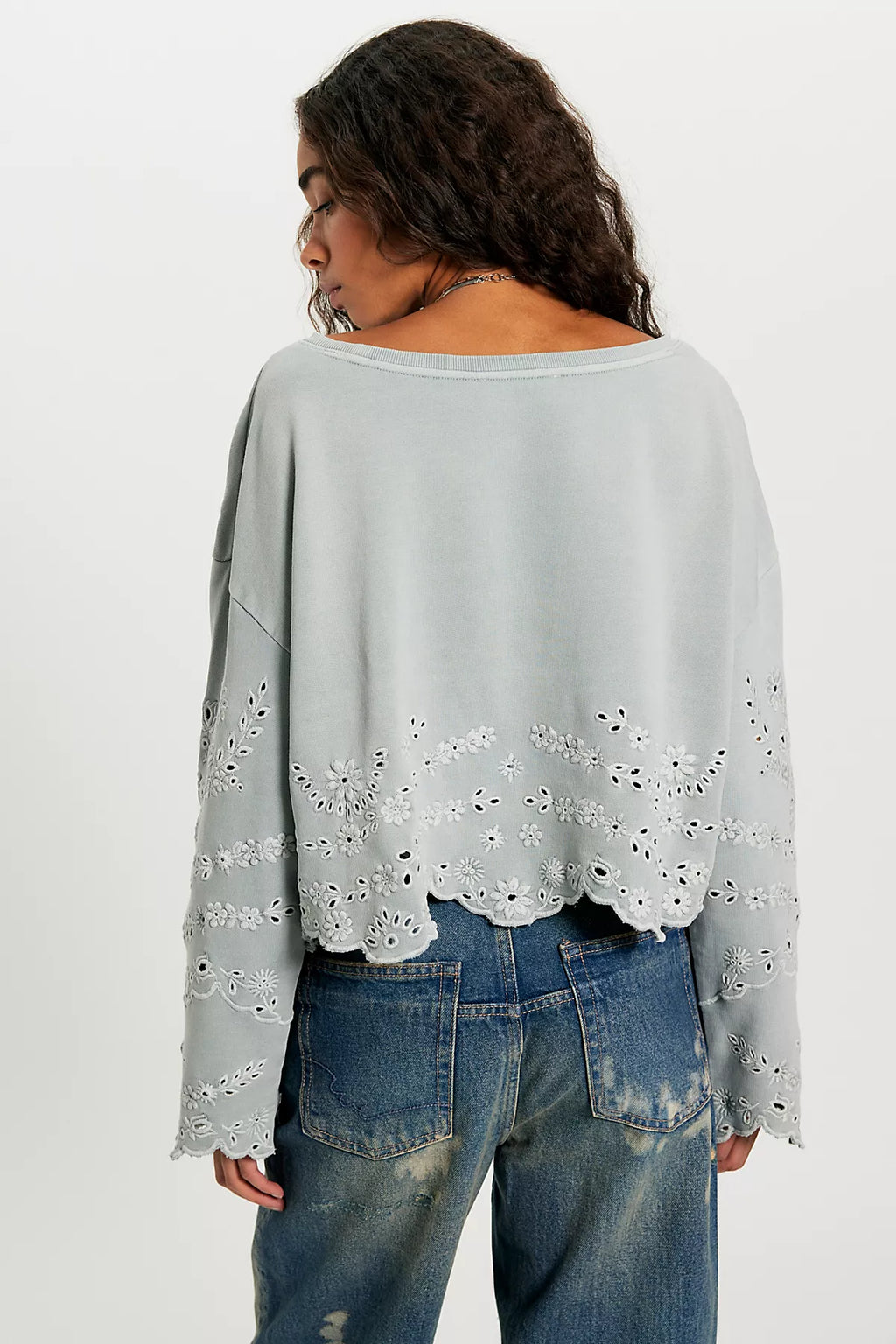 Iris Embroidered Sweatshirt