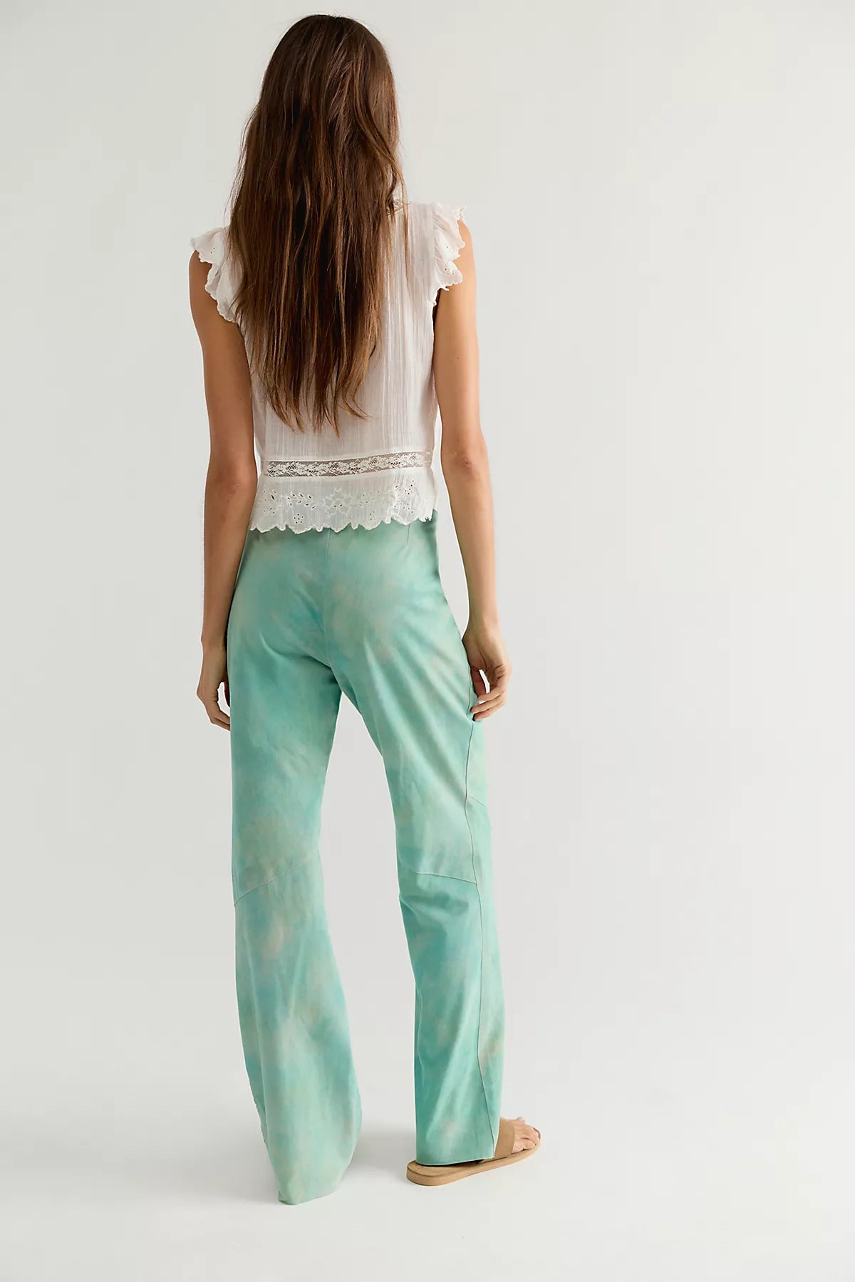 Nigel Preston Lace-Up Suede Pants