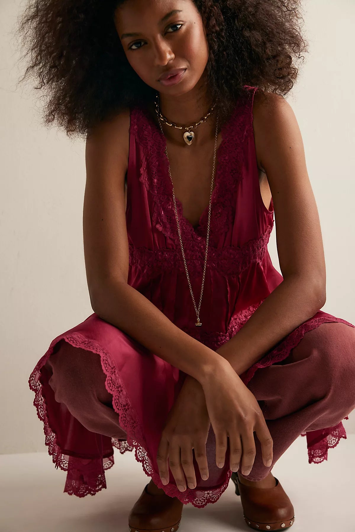 In This Groove Mini Slip Dress