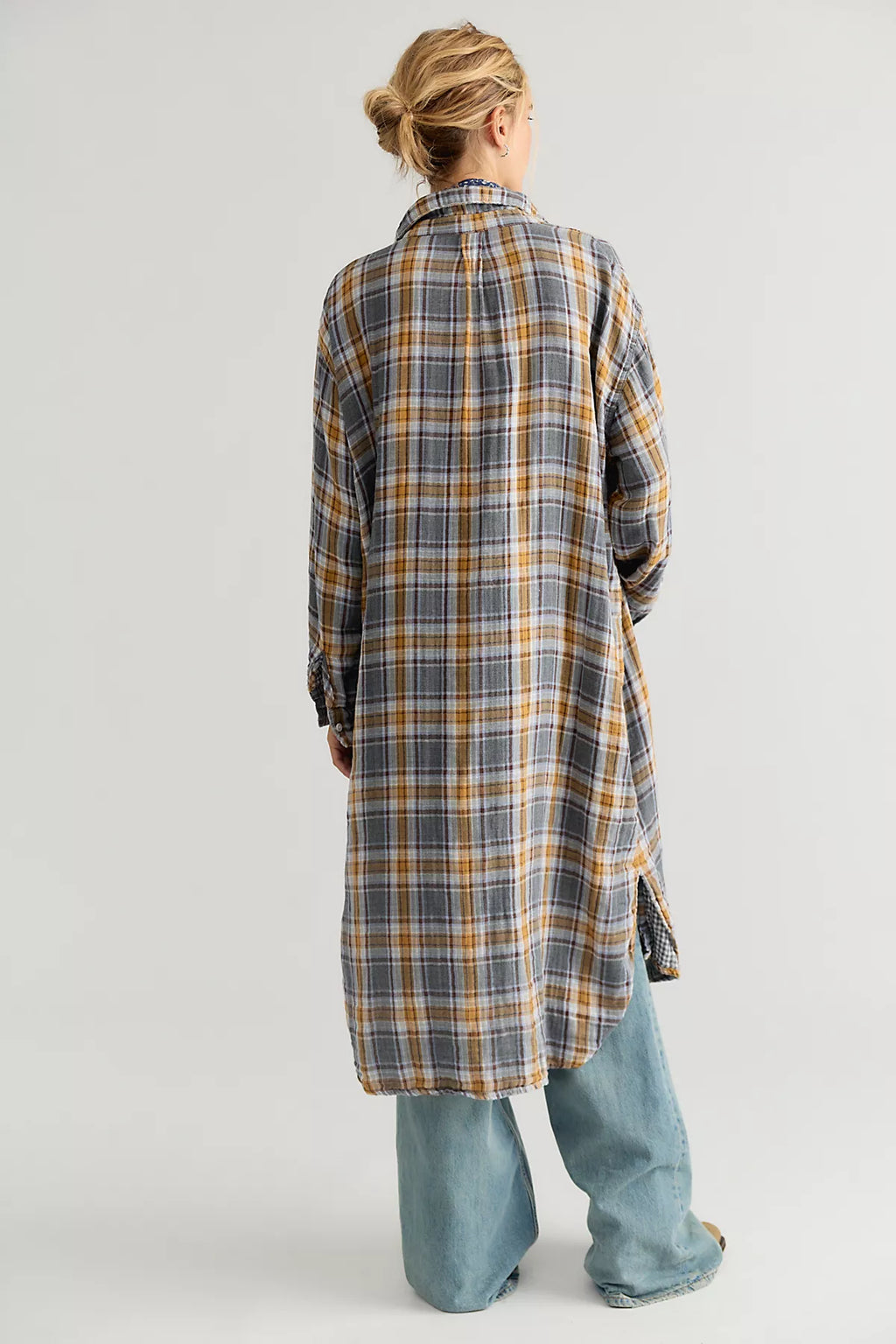 Llea Blue Two Pocket Maxi Top