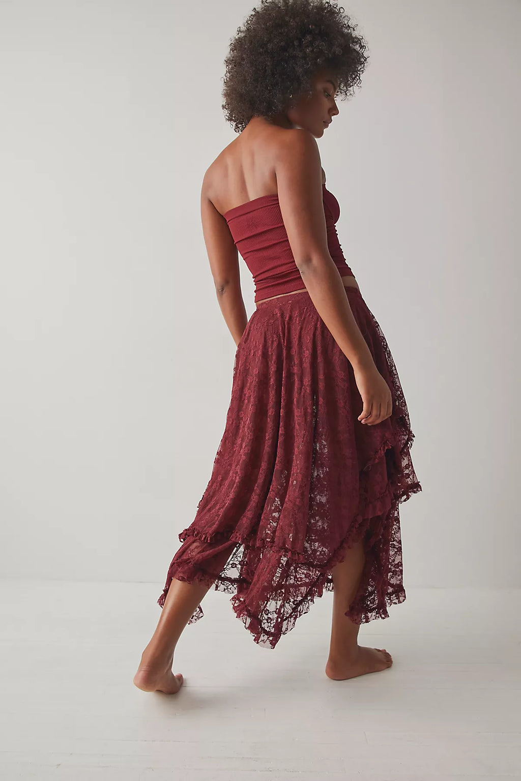 French Courtship Maxi Slip Skirt