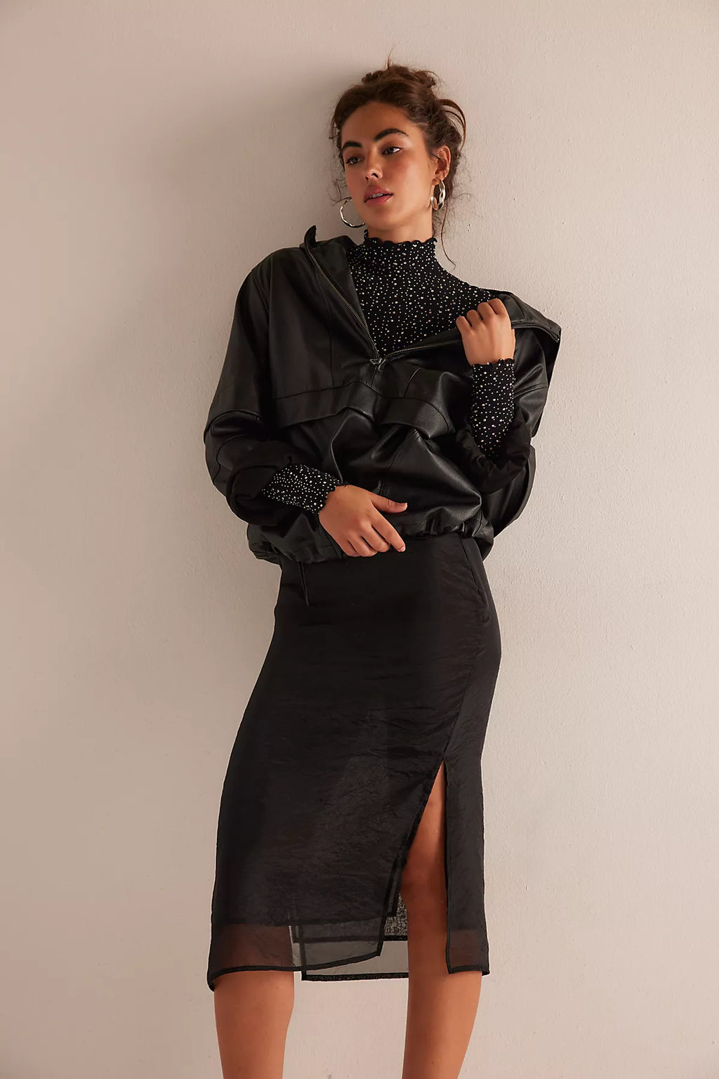 Night Sky Seamless Turtleneck Bodysuit