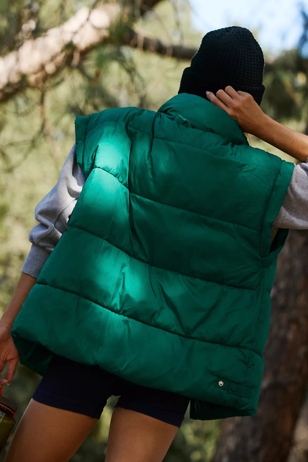 In A Bubble Puffer Vest