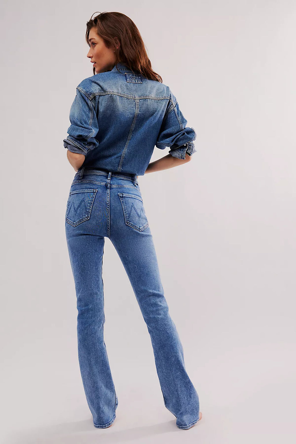 MOTHER The Hustler Sneak Jeans
