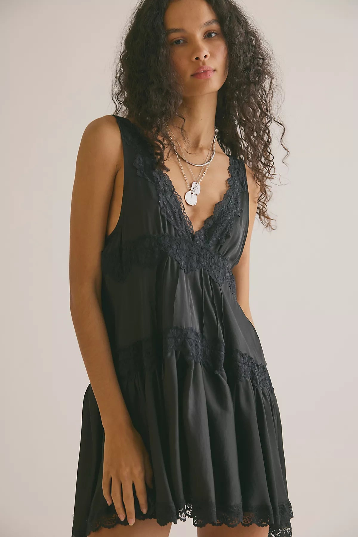 In This Groove Mini Slip Dress