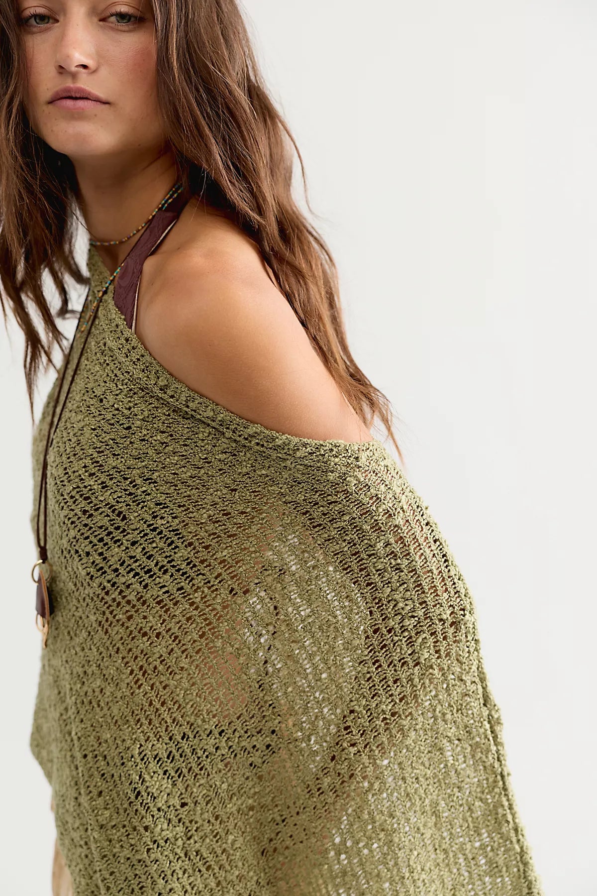 Jade Knit Poncho