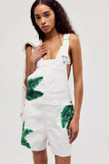 Driftwood Embroidered Shortalls