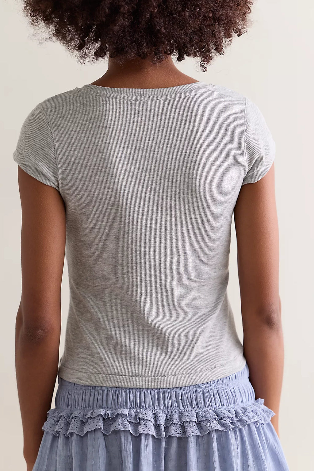 Keeping It Light Ribbed Baby Tee