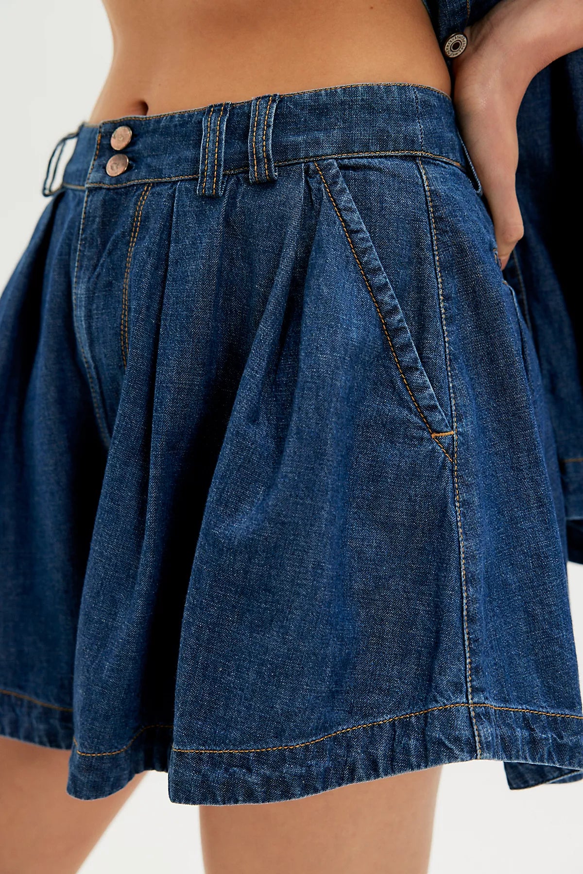 Griselda Denim Short Set