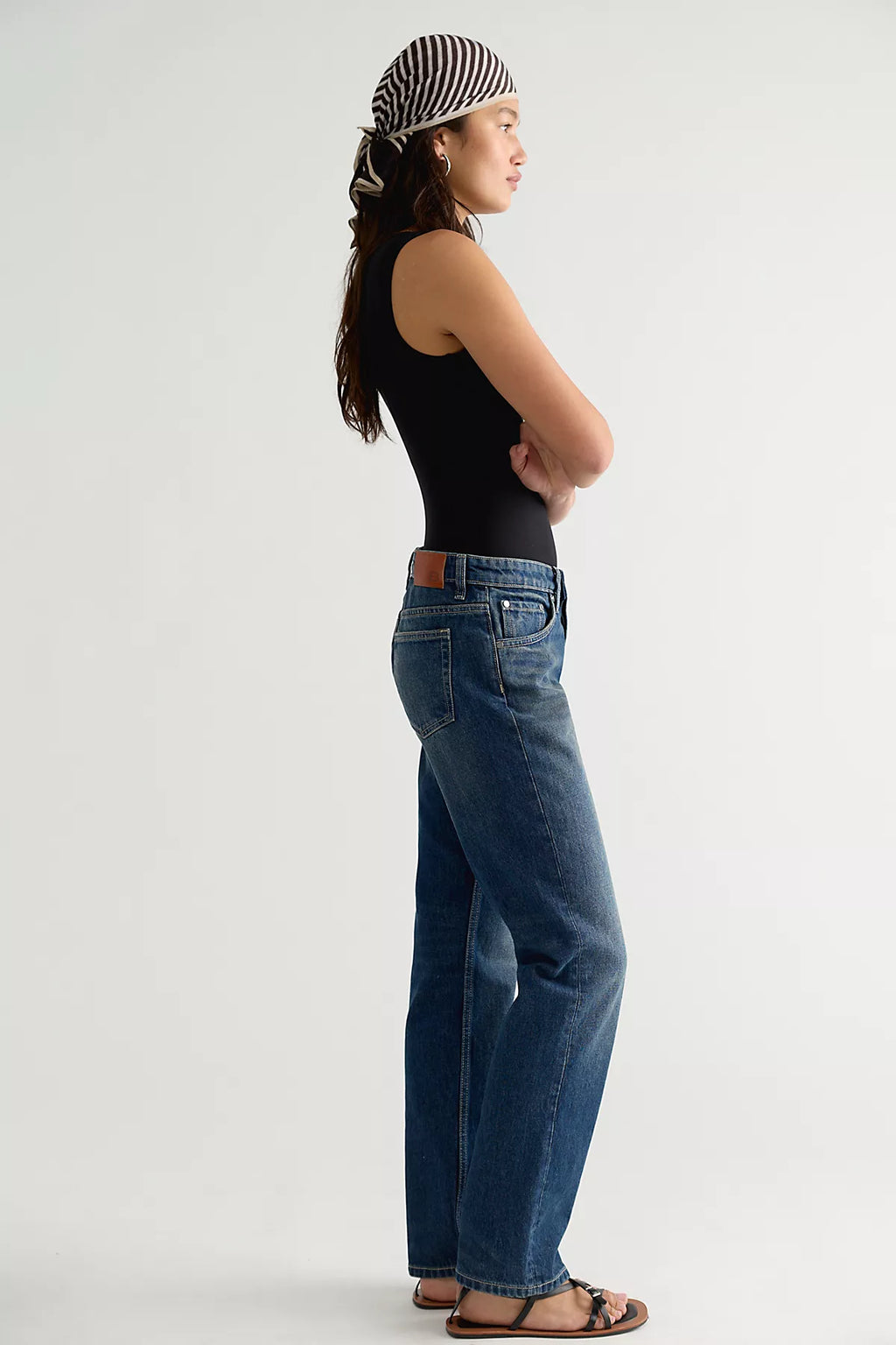 EB Denim Ariel Mid-Rise Wedgie Jeans