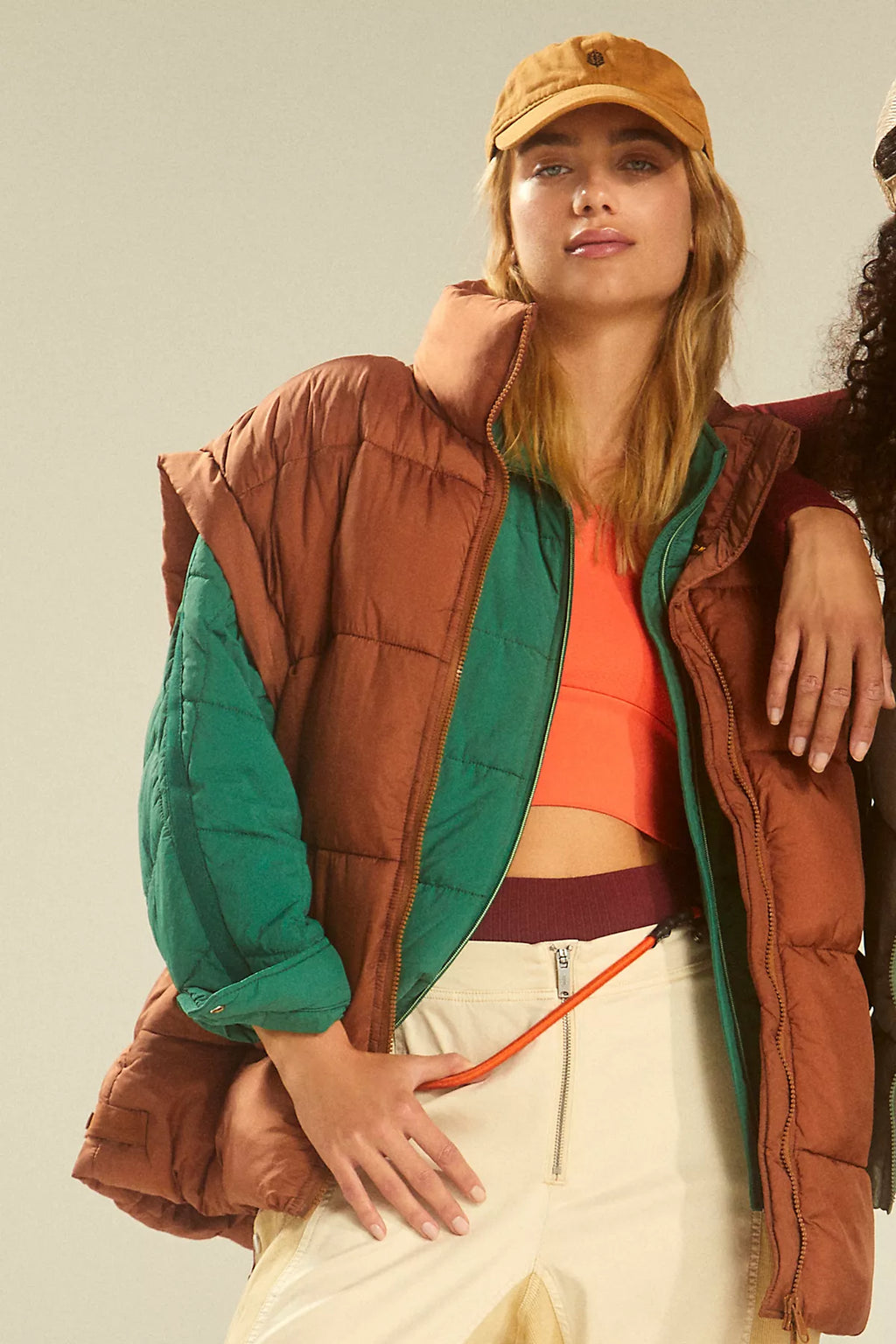 In A Bubble Puffer Vest
