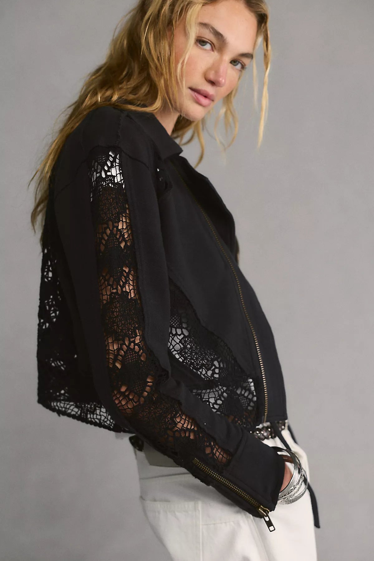 Ivy Bloom Moto Cardi