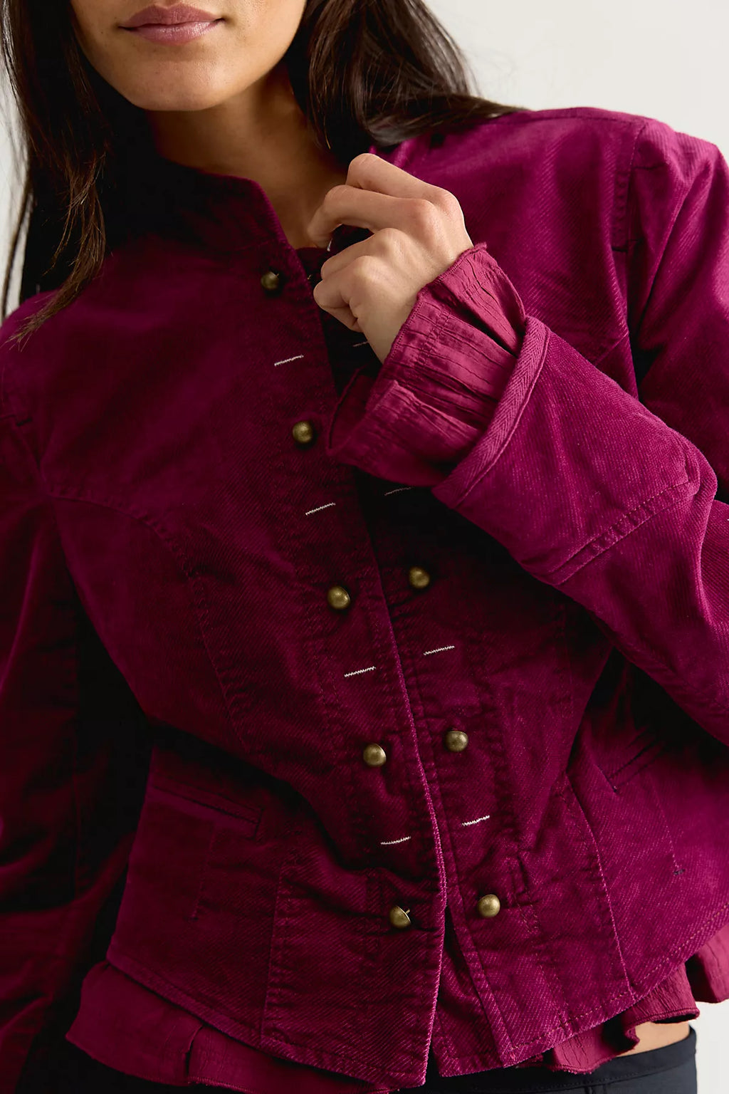 Cloud Nine Ruffle Band Jacket