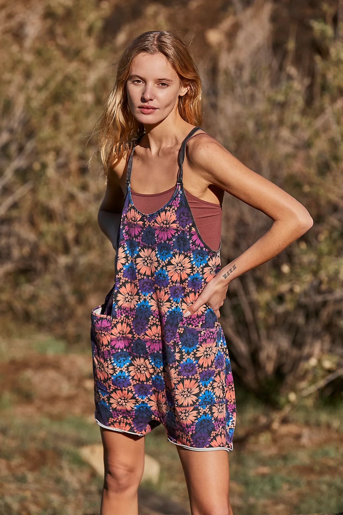 Hot Shot Printed Romper