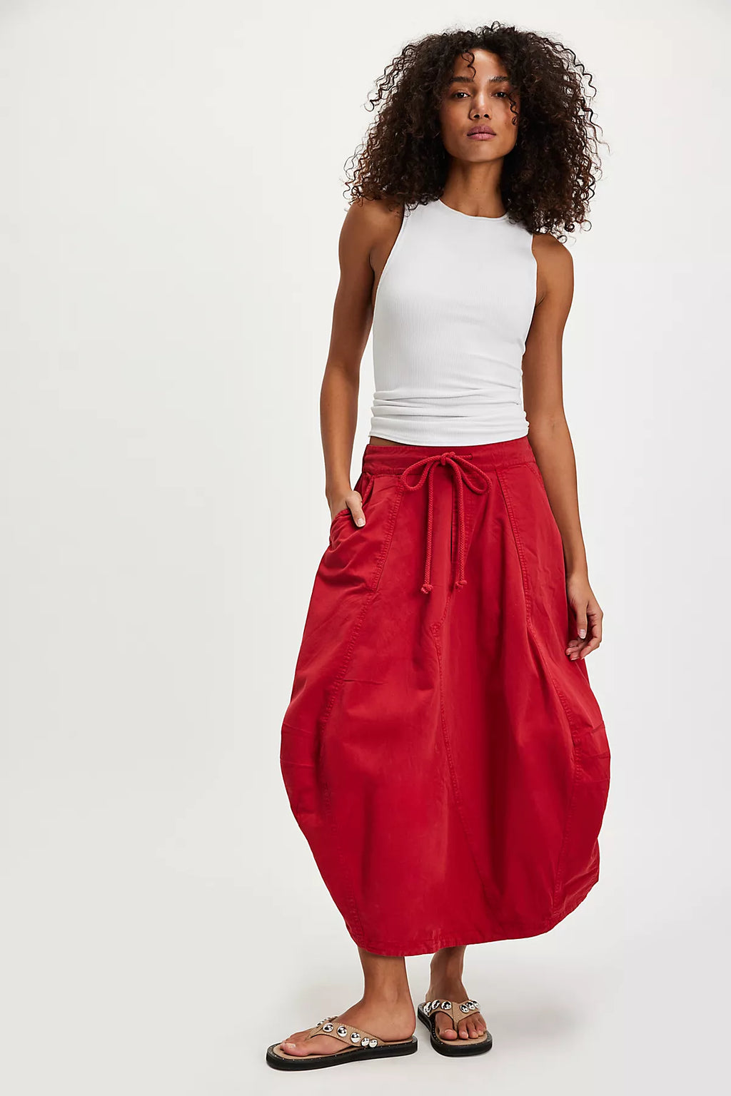 Willow Poplin Maxi Skirt