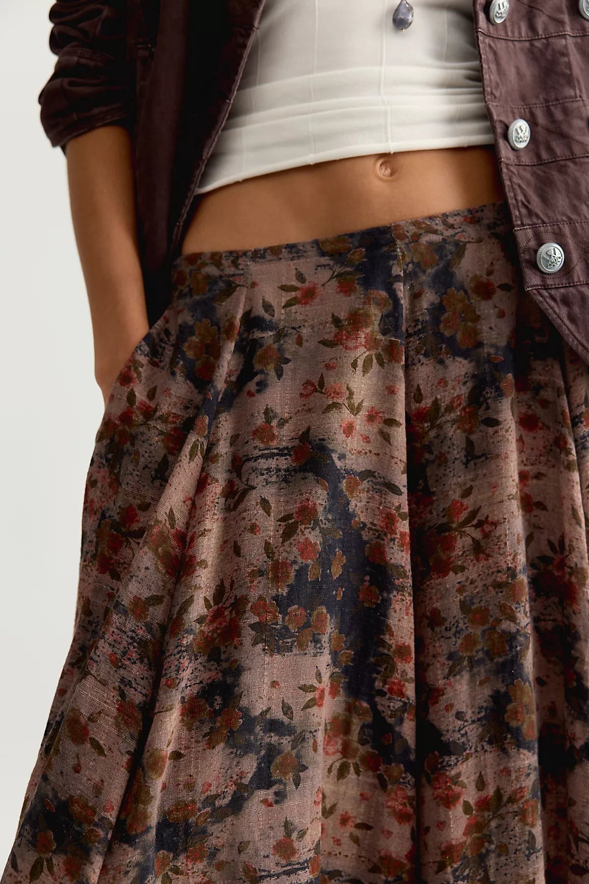 Ives Printed Maxi Skirt