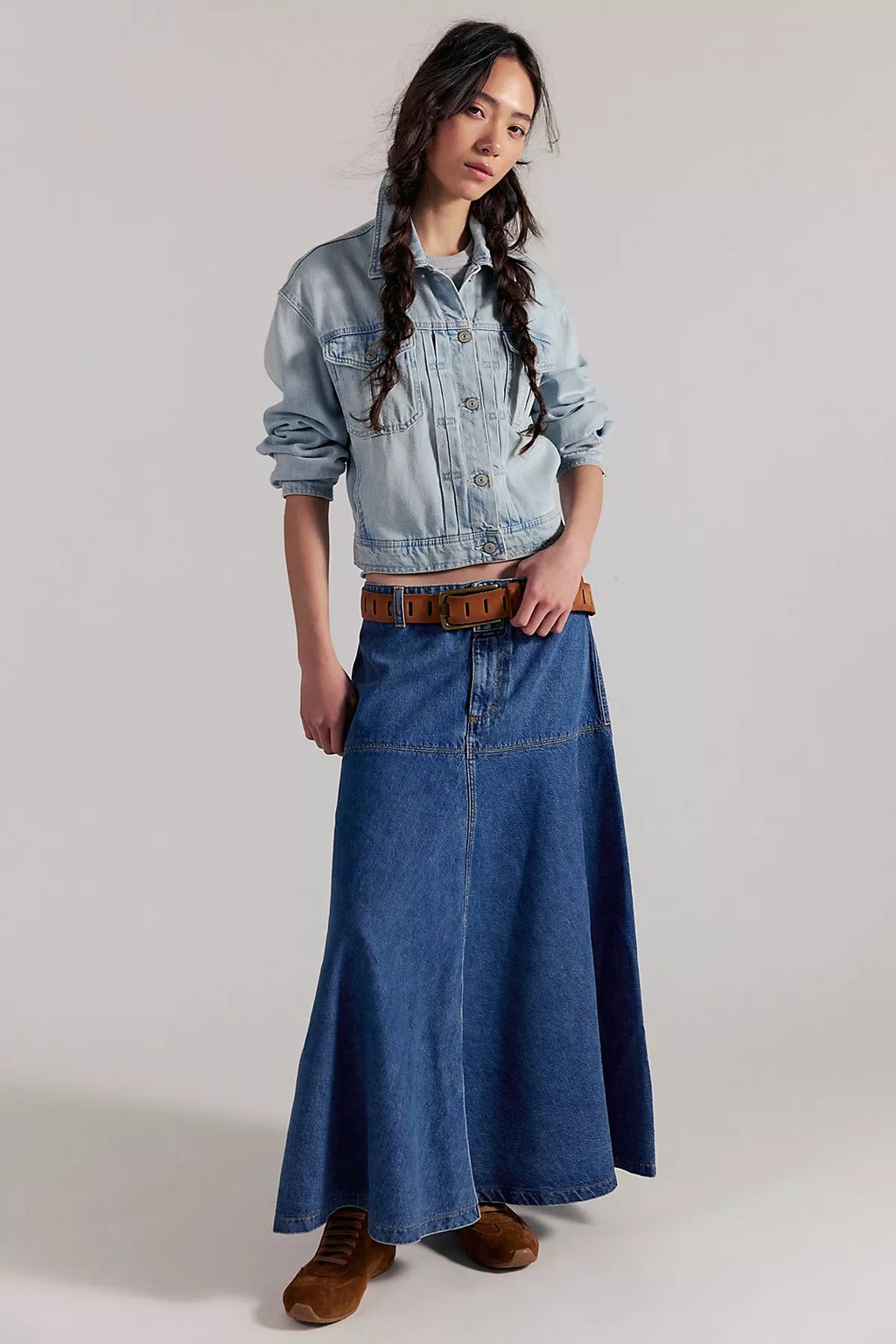 Closed Long Denim Skirt