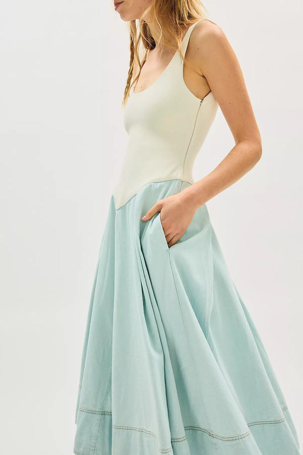 Elio Denim Midi Dress
