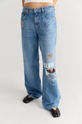Ksubi Patched Low Rider Jeans
