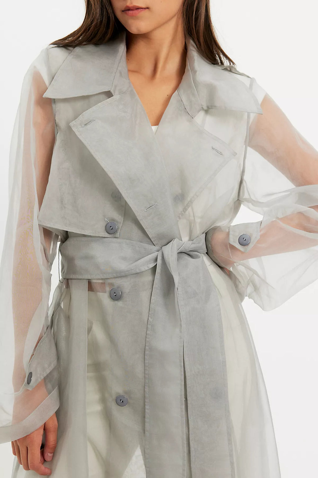 Nigel Preston Organza Trench