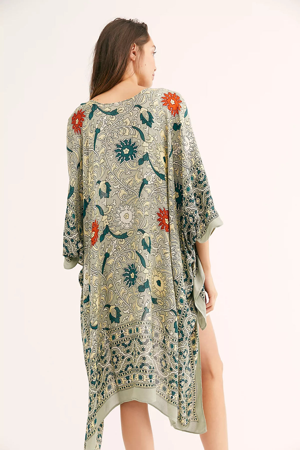 Magic Dance Border Print Duster