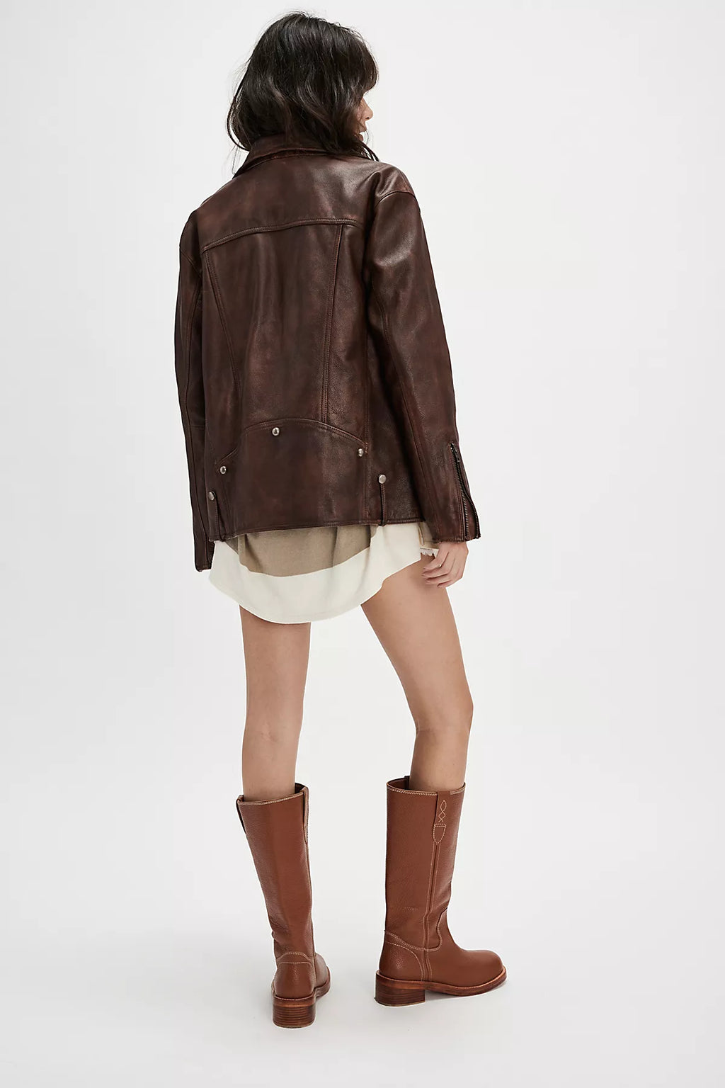 We The Free Jealousy Leather Moto Jacket