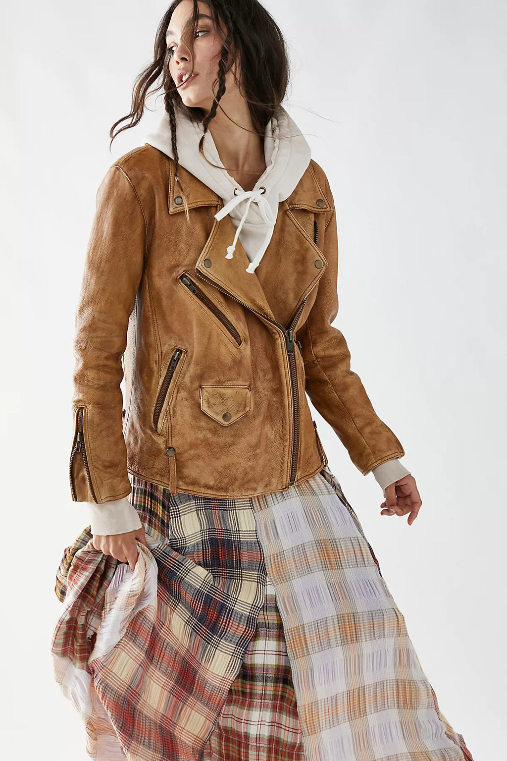 We The Free Jealousy Leather Moto Jacket