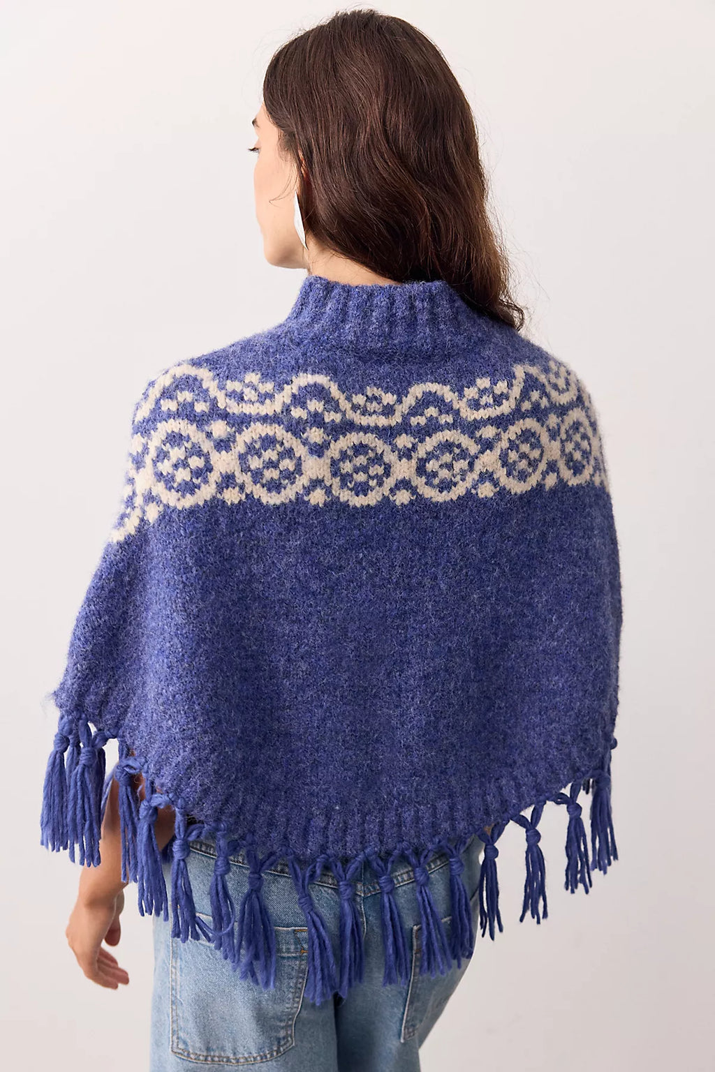 Emma Printed Poncho