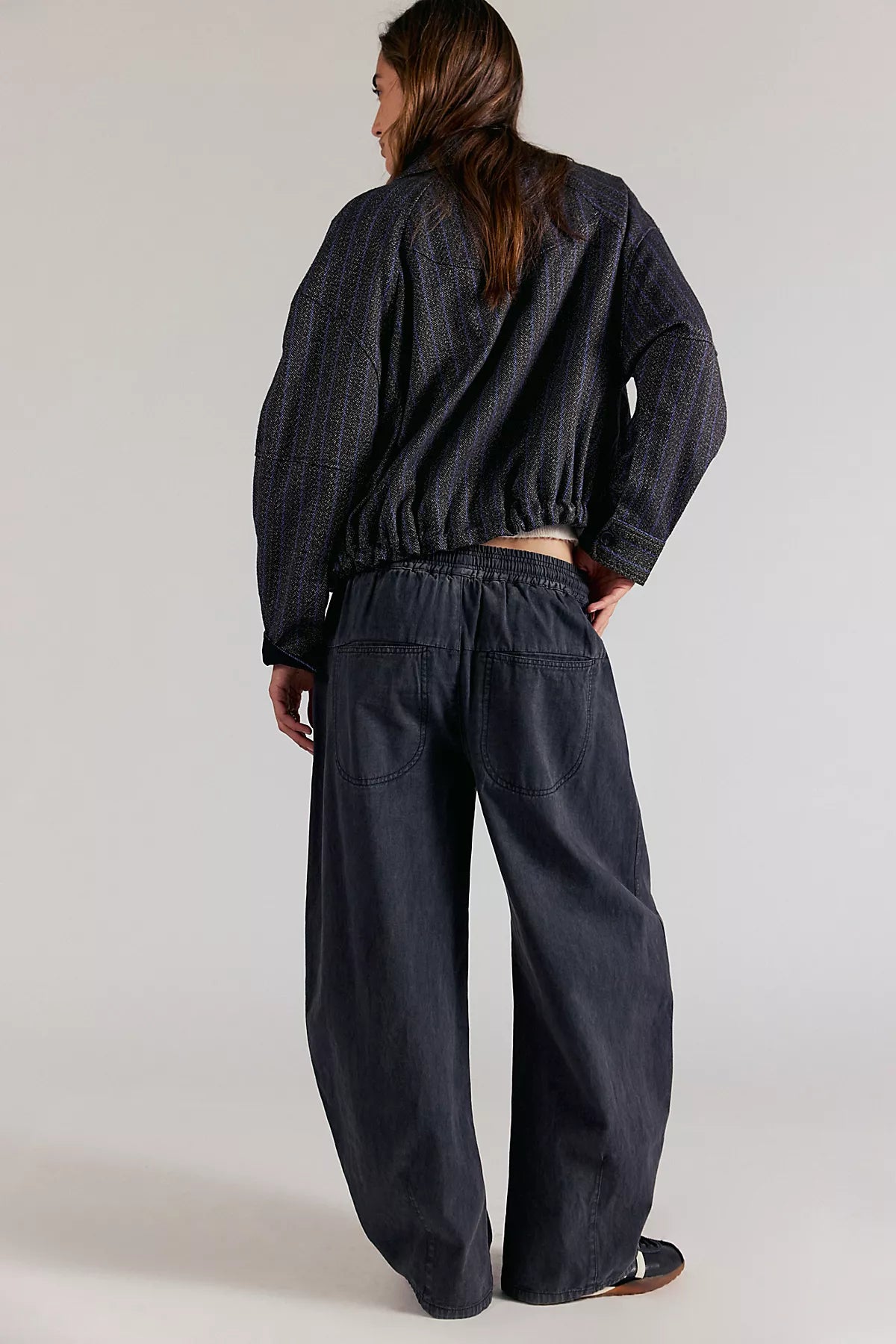 Lex Pull-On Barrel Pants