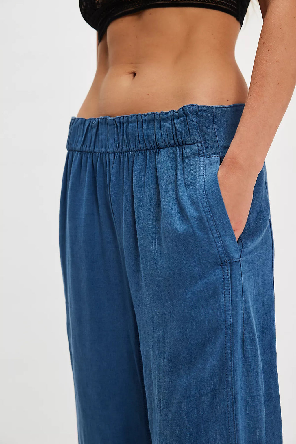 Day's End Linen Pull-On Pants