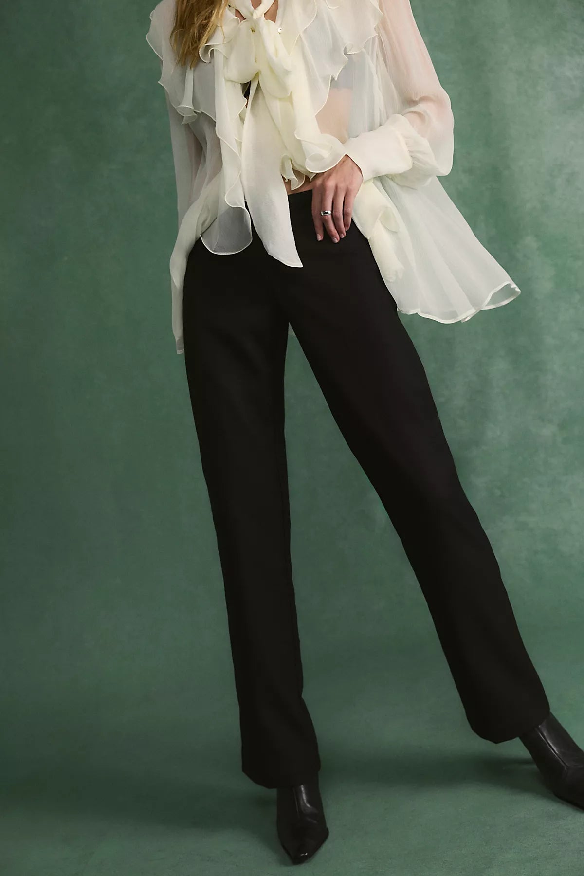 Friction Bootcut Trousers