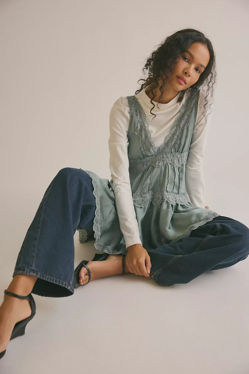 In This Groove Mini Slip Dress