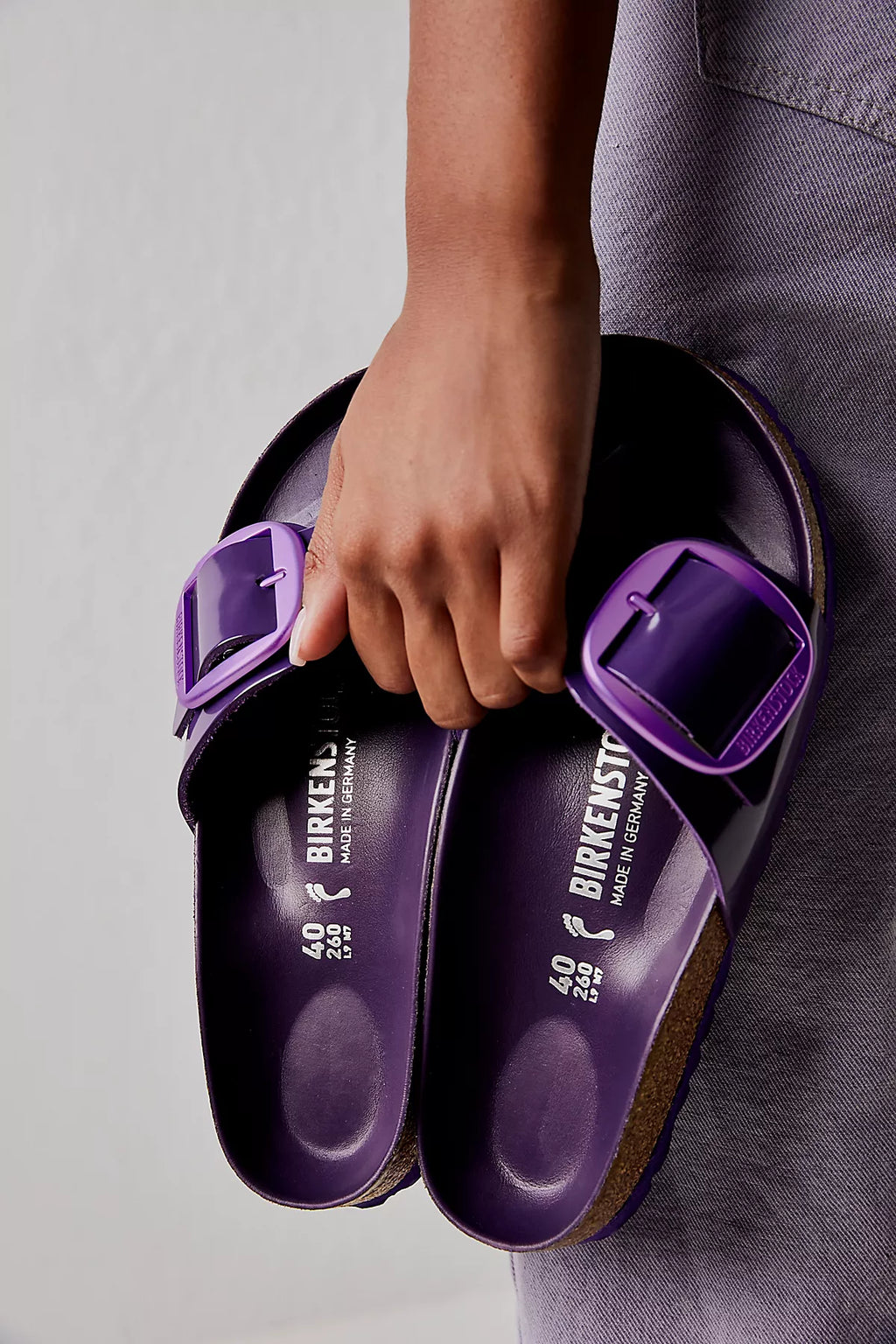 Birkenstock Madrid Big Buckle High Shine Sandals