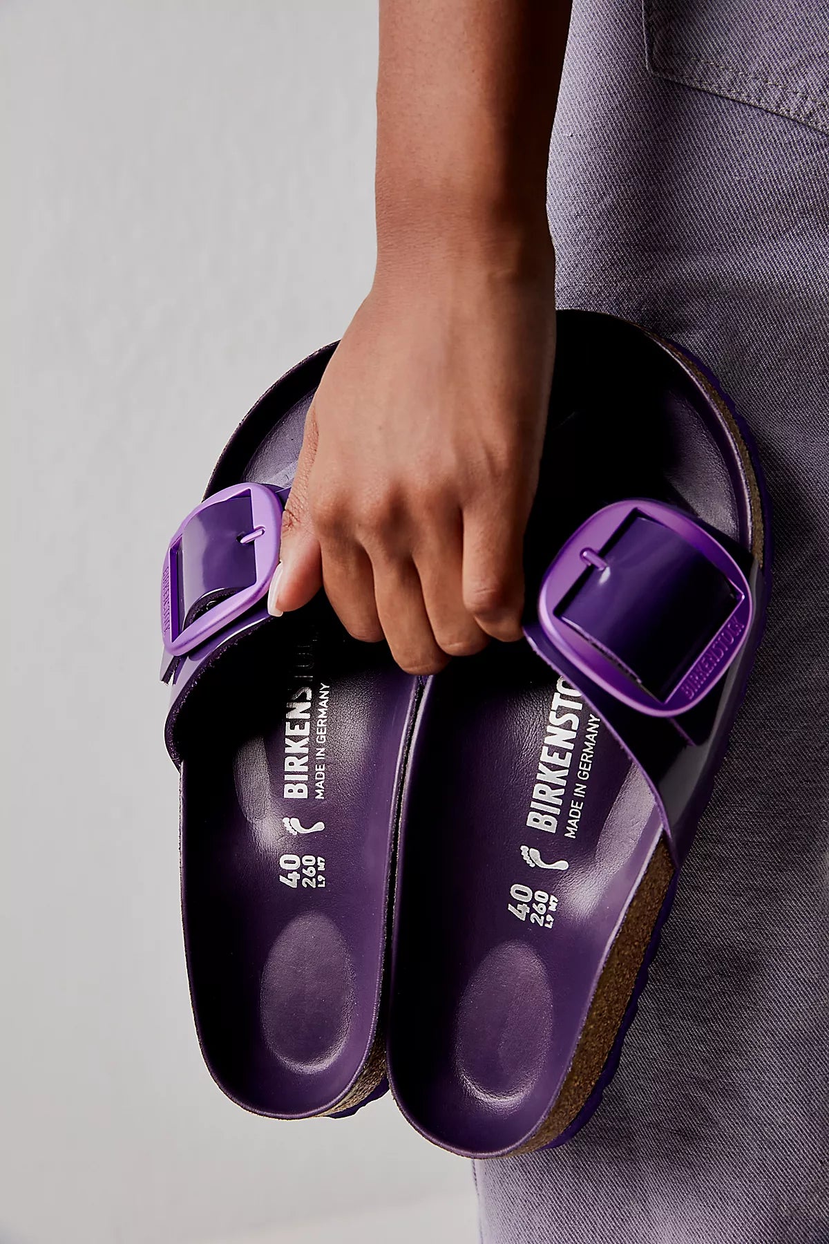 Birkenstock Madrid Big Buckle High Shine Sandals